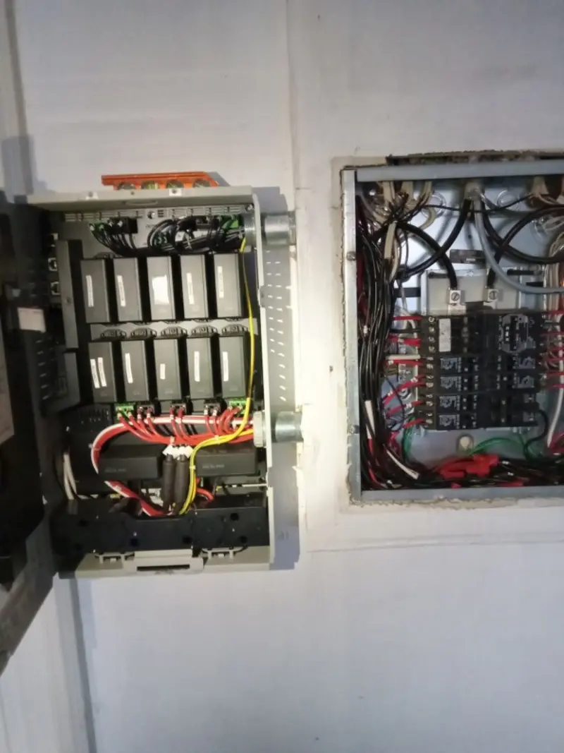 Electrical panel upgrade completed for Indoor Lighting Installation in Peru